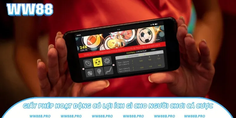 Giấy phép hoạt động cam kết tính minh bạch của nhà cái